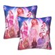 thumbnail image 1 of Fundas de almohada decorativas TA-Yi-Or, paquete de 2 fundas de almohada para sofá cama, sala de estar, 22" x 22", 1 of 8