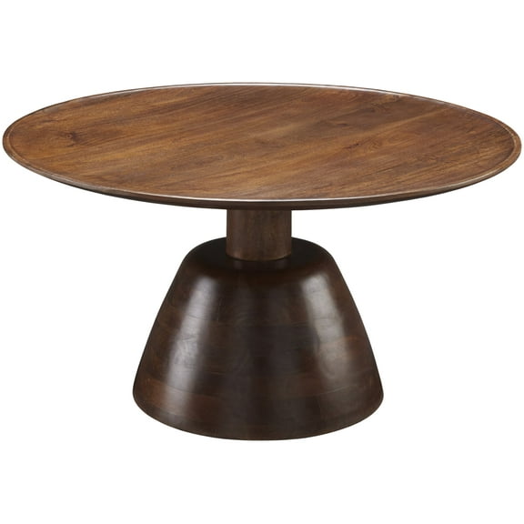 Mark&Day Coffee Table - Roshawn Modern Minimalist Wood Round Coffee Tables for Living Room - Mid Century Center Tables for Office & Home Decor Furniture