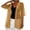 Gold, variant on Womens Sheer Kimono Cardigan Short Open Front 3/4 Sleeve Chiffon Duster(Red,S)