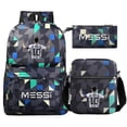 thumbnail image 5 of Nuevas Mochilas Messi, 3 uds., estampado de estrellas de fútbol, Mochilas escolares ligeras y sencillas para ordenador portátil, Mochilas para estudiantes de secundaria y preparatoria [hsff], 5 of 5