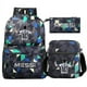 thumbnail image 5 of Nuevas Mochilas Messi, 3 uds., estampado de estrellas de fútbol, Mochilas escolares ligeras y sencillas para ordenador portátil, Mochilas para estudiantes de secundaria y preparatoria [hsff], 5 of 5