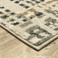 thumbnail image 4 of Oriental Weavers Carson Area Rug - 0748F - 2'3" x 7'6" - in Beige/ Grey - Modern Style, Stain Resistant, Family and Pet Friendly , Entryway, Hallway Runner Rug, 4 of 8
