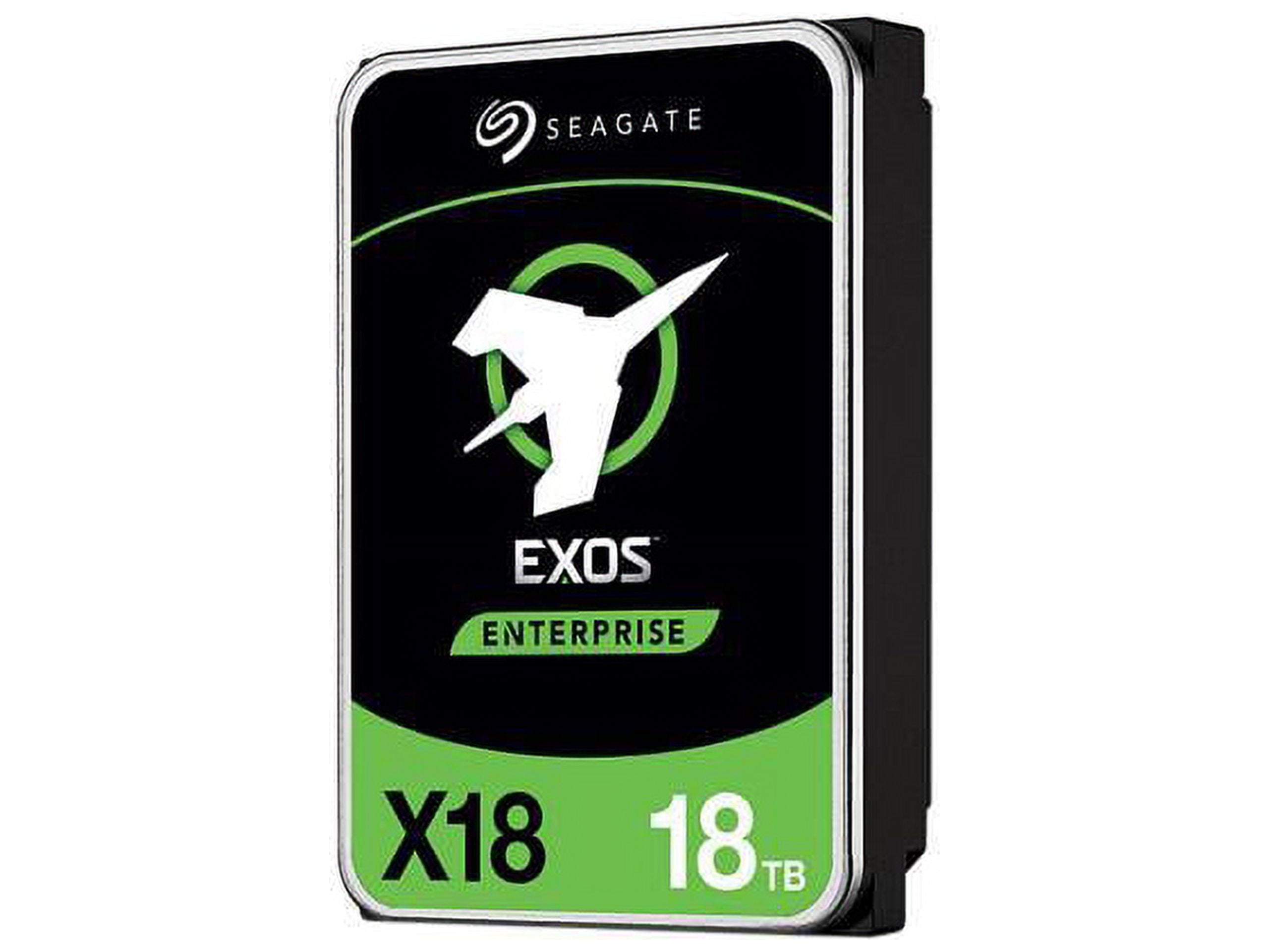 Seagate 18TB Exos X18 7200 RPM SATA 6Gb/s 256MB Cache 3.5-Inch Enterprise  Hard Drive HDD (ST18000NM000J)