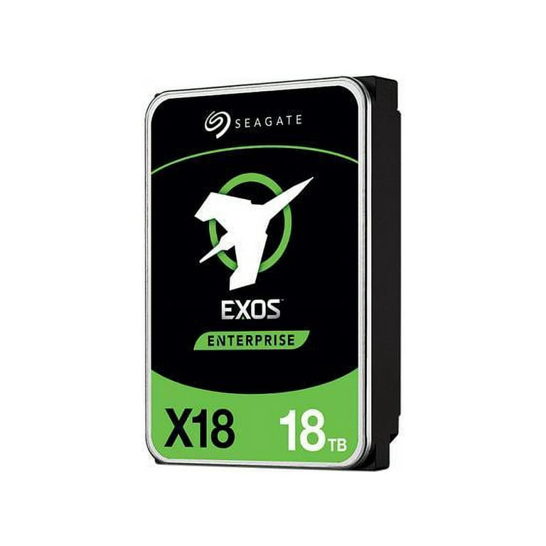 Seagate 18TB Exos X18 Internal Hard Drive, 7200 RPM, SATA 6Gb/s