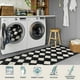 thumbnail image 4 of Alfombra Lahome Moroccan Trellis, 60 x 90 cm, antideslizante, negra, 4 of 9