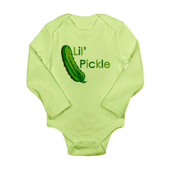 CafePress - Pickle2 Body Suit - Long Sleeve Infant Bodysuit