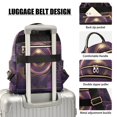 thumbnail image 4 of JIALIOU Mini Backpack Purse for Women Quilted Casual Daypack Small Travel Shoulder Bag, Abstract Violet Geometric, 4 of 7