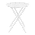 thumbnail image 4 of Compamia Helen Round Folding Bistro Table 24 inch White, 4 of 5