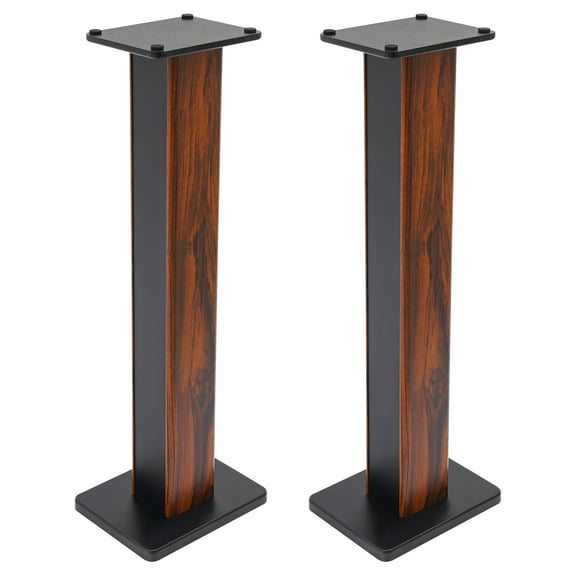 ChicHomey Pair Floor Speaker Stands Surround Sound Book Shelf Speakers 30kg 66 13lbs