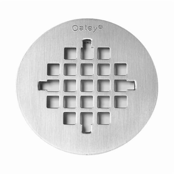 Oatey Shower Strainer,Snap In,SS,4-1/4in 42138