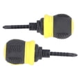 thumbnail image 4 of 2 Purpose Ratchet Screwdrivers, Non Slip Ratchet Screwdriver Labor Saving  Vanadium Alloy Steel  For Industrial Use Yellow, 4 of 8