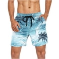 thumbnail image 4 of Men's Swim Trunks Quick Dry Board Shorts with Pockets Swimsuit Swimwear for Men - No Mesh Liner, 4 of 5