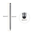 thumbnail image 2 of Unique Bargains 2pcs 2 en 1 Stylos à Écran Tactile Stylet Résistif avec des Pointes Capacitives de Résistance, Gris, 2 of 7