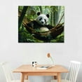 thumbnail image 3 of Nawypu Canvas Wall Art For Bedroom Office Wall Decor,  Cute Panda Wall Decorations For Living Room Painting Pictures Artwork For Modern Posters Prints Home Decor, 3 of 5