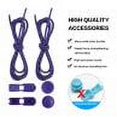 thumbnail image 4 of No Tie Shoelaces Elastic Heavy Duty Lock Adjustable Multi-colored Kids Adults Tieless Sports Shoe Strings Shoes Accessories-1 Set, 4 of 7