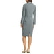 thumbnail image 3 of Conjuntos de traje para mujer INSPIRE CHIC, blazers de manga larga y falda lápiz, dos piezas, atuendos de trabajo, XS, gris, 3 of 6