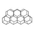 thumbnail image 1 of Fithood Black 9 Bottle Metal Wine Rack for Tabletop or Countertop, 1 of 5
