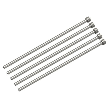 

Straight Ejector Pins 4.5mm Dia 65Mn Steel Round Tip Punch 150 Length for Mechanical 5Pack