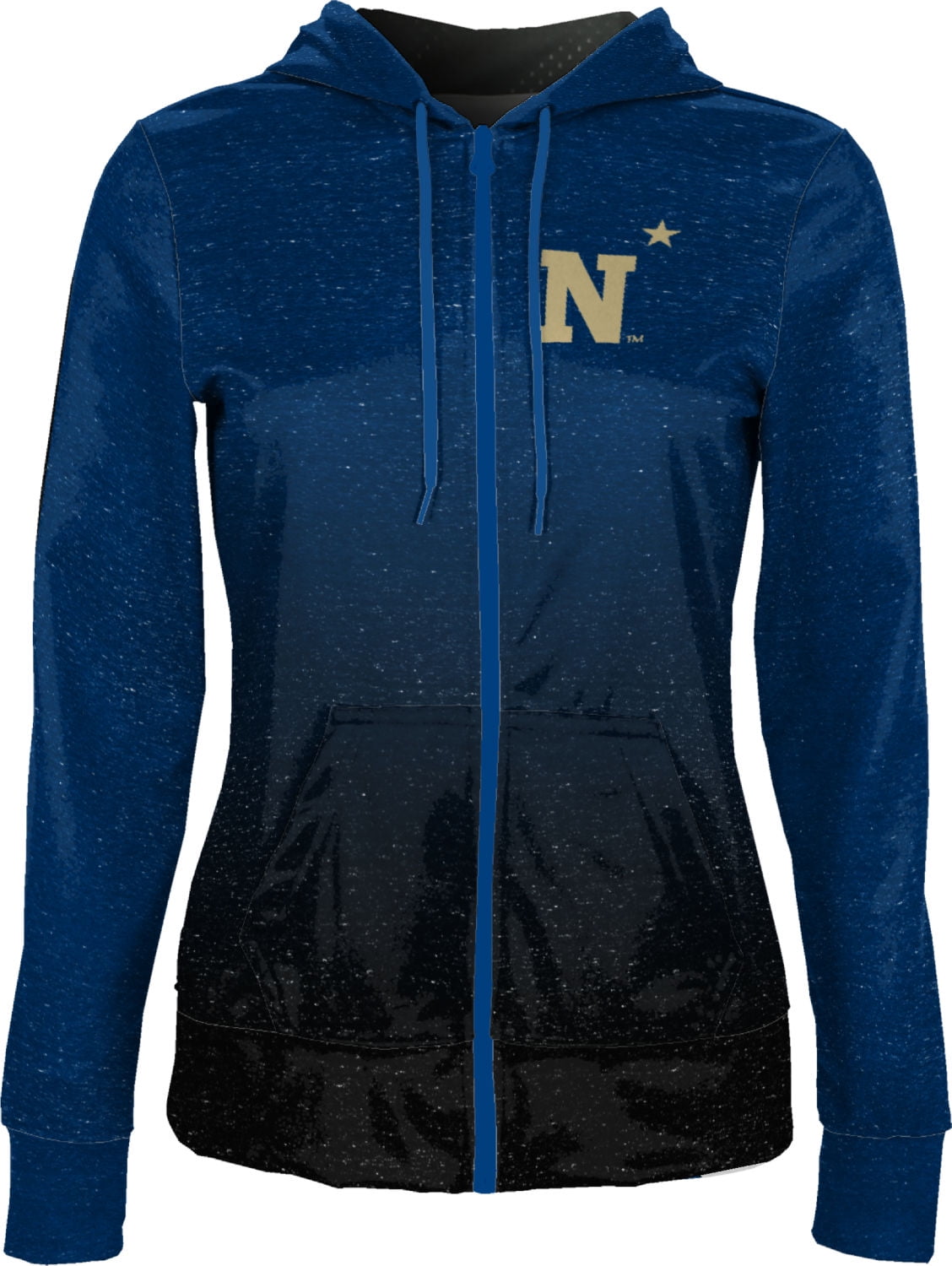 ProSphere United States Naval Academy University Boys Full Zip Hoodie Ombre