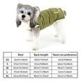 thumbnail image 3 of Lined Winter Dog Jacket Coats For Small Breed Puppy Pet Cold Weather Vest With Leash Attachment, 3 of 7