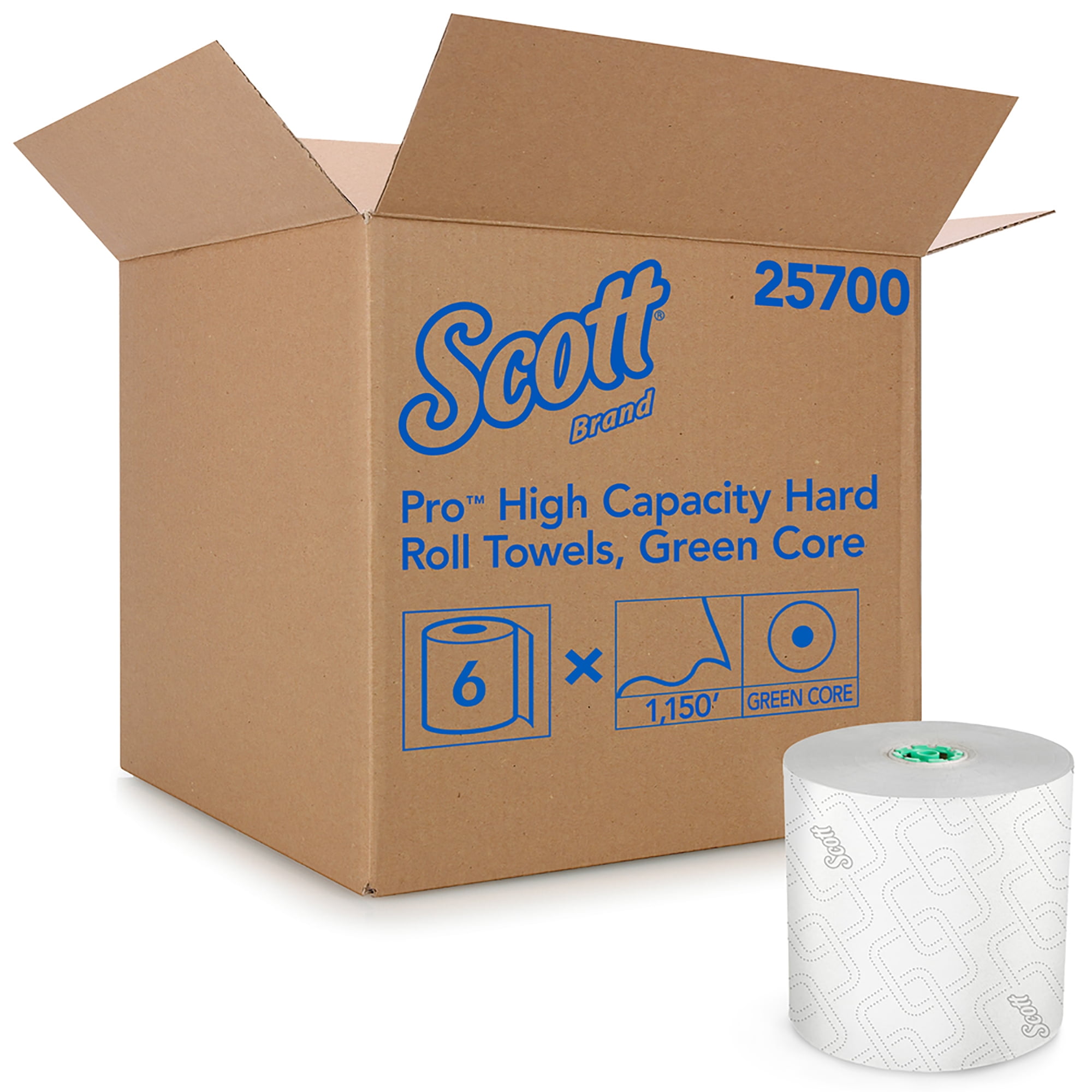 Scott MOD Green Paper Towel High Capacity Hardwound Roll 1 Case(s), 6