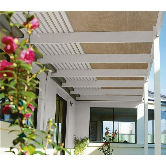 15ft. W x 6ft. W Medium Shadecloth Color: Sandstone