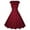 Wine, variant on Spring Dresses for Women 2024, Women's Short Sleeve Elegant A-Line Party Wedding Guest Swing Dress, Summer Dresses for Women 2024