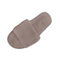 thumbnail image 3 of Women Slippers Non-Slip Flat Heel Open Toe Slip-on House Warm Shoes Women's Fashion Casual Home Indoor Outdoor Plus Velvet Warm Slippers, 3 of 9