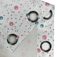 thumbnail image 4 of Ambesonne Modern Grommet Curtain, Pastel Color Polka Dots, 50" x 120", Blue Pink Grey, 4 of 6