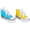 (2) Sneakers, variant on Colorful Mini Sneaker Shredding Bird Toys, Soft Cotton Parrot Chew Toys, Interactive Cage Play for Parakeet Budgie Finch Small Parrots(Random Color)