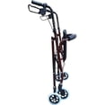 thumbnail image 4 of Andadera Rollator Magnimed 2 En 1 Silla y Andadera de Aluminio Color Vino Soporta hasta 110kg, 4 of 7