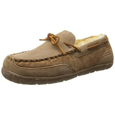 Old Friend - Old Friend Mens Camp Suede Sheepskin Moccasin Slippers ...