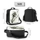 thumbnail image 2 of Disketp Black And White Rose Bolsa Térmica Estampada para Almuerzo, Lonchera para Hombres y Mujeres Adultos, 2 of 7
