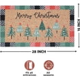 thumbnail image 3 of Folkulture Christmas Door Mat Outdoor, Eco Friendly Christmas Door Mats for Front Door, 28 X 16 Inch Welcome Matt or Doormat for Home Entrance, Durable & Anti Slip Coir Door Mats (Merry Christmas), 3 of 8