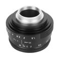 thumbnail image 3 of Lente de cámara Bling Bling 35 mm F1.6 montura C enfoque manual color negro, 3 of 12