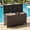 Brown Rattan, variant on Panapinka Wicker Deck Box, 185 Gallon All-Weather Outdoor Storage Box, Rattan Storage Bin for Patio Furniture, Outdoor Cushions, Pool Storage and Garden Tools