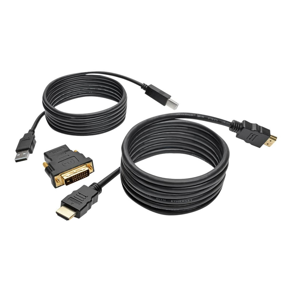 Tripp Lite P782006DH HDMI/DVI/USB KVM Cable Kit, 6 ft.