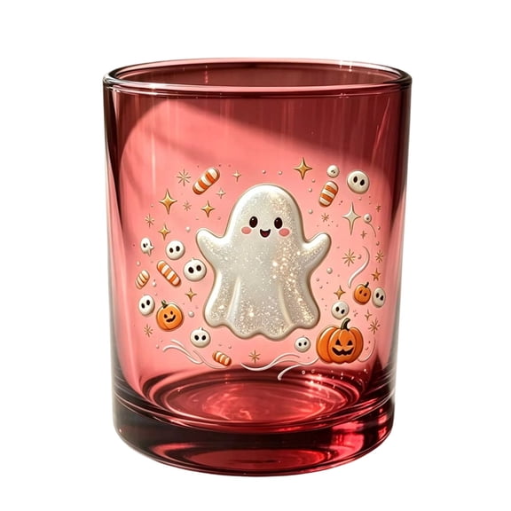 Halloween Pattern Borosilicate Highball Tumbler Drinking Glass For Daily Home Party Use