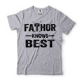 thumbnail image 5 of Fathor Knows Best Shirt Father Shirt Father's Day Gift Tee Fathers Birthday Shirt Dad Gifts, 5 of 6