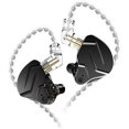 thumbnail image 1 of Yazoeia KZ ZSN PRO X HiFi in Ear Monitor, 1BA 1DD Earbud Headphone Dual Driver Drummer Musician Earphone Stereo Headset with Removable C Pin Cable for Church (NO Mic, Dark Black)…… CJC912-61664, 1 of 8