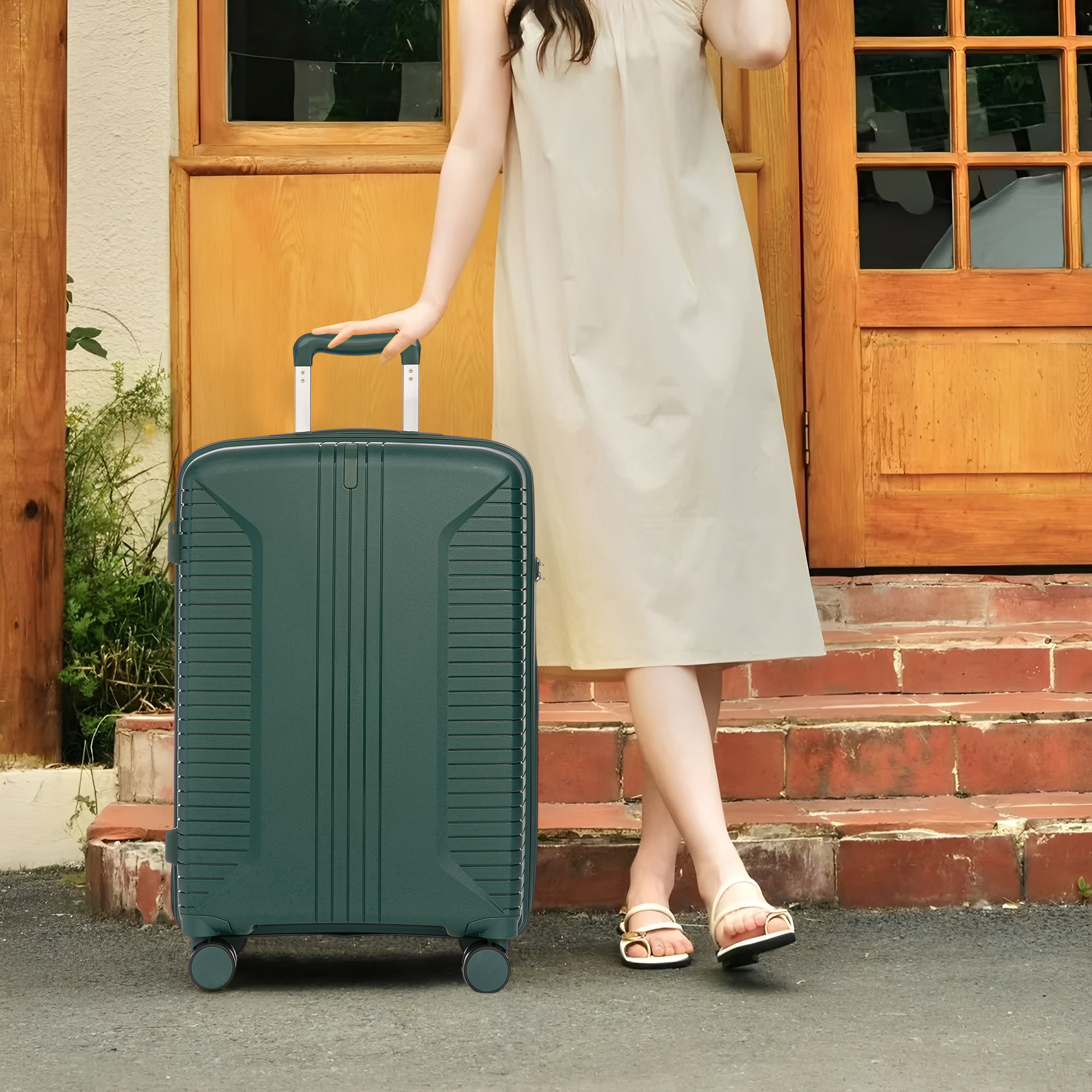 3 Piece Rolling Luggage Set Carry on Luggage Spinner Wheel Lightweight Suitcase with TSA Lock 20in24in28in