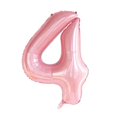 thumbnail image 2 of Set de globos grnsce número 4 rosa de 40" con corona, 2 of 4
