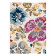thumbnail image 2 of Tapis Moderne Floral 3 Pieds1 Pouces x 5 Pieds Multi, 2 of 2
