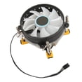 thumbnail image 4 of Enfriador De CPU, Disipador De Calor, Alta Velocidad, Silencioso, 3 Cables, Aluminio, Computadora De Escritorio, Ventilador De Refrigeración por Aire, Tipo De Presión Descendente, 4 of 7