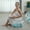 Blue, variant on 1PC Inflatable Foot Rest Ottoman Portable Footstool Air Pouf 2-in-1 Seat Stool Lightweight Sofa Ottoman Home Living Room