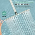thumbnail image 5 of 16 Inch  Rain Shower  Brushed Nickel 304 Stainless  High  Rainfall Showerhead  Thin Water Saving, 5 of 6