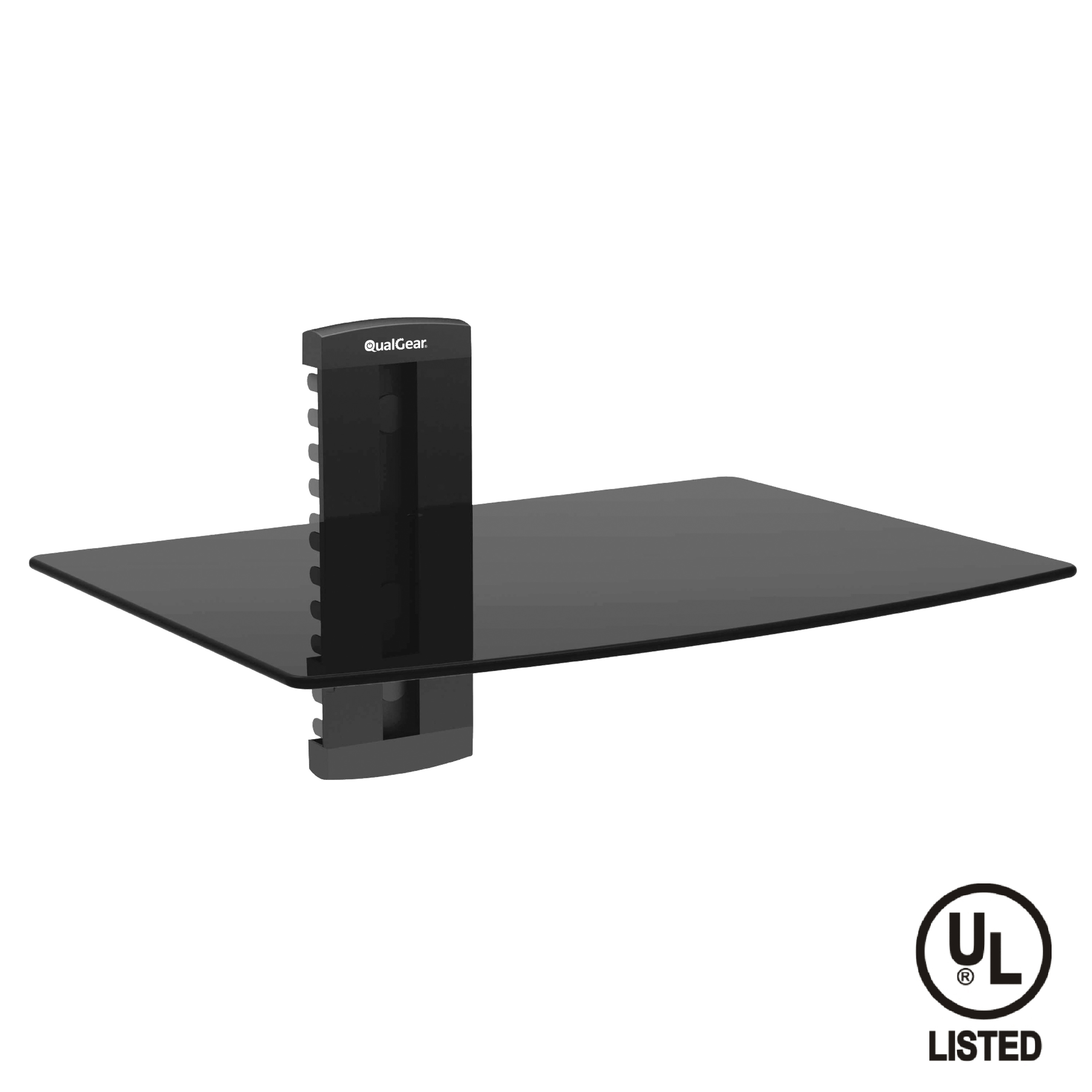 QualGear Universal SingleShelf Wall Mount for Most A/V Components