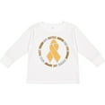 thumbnail image 3 of Inktastic Word Circle-Childhood Cancer Awareness Boys or Girls Long Sleeve Toddler T-Shirt, 3 of 5