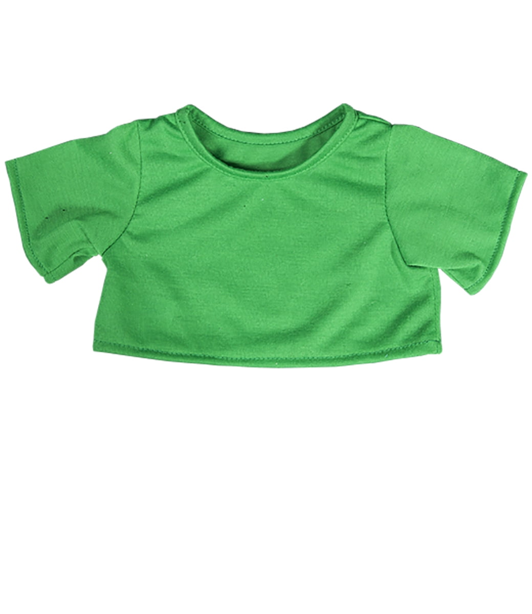 SMALL GREEN CLOTH T-SHIRT FOR TEDDY BEAR OR DOLL