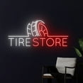 thumbnail image 3 of Handmadetneonsign Tire Store Neon Sign, Tire Shop Led Sign, Automotive Tire Led Light, Home Decor, 3 of 5